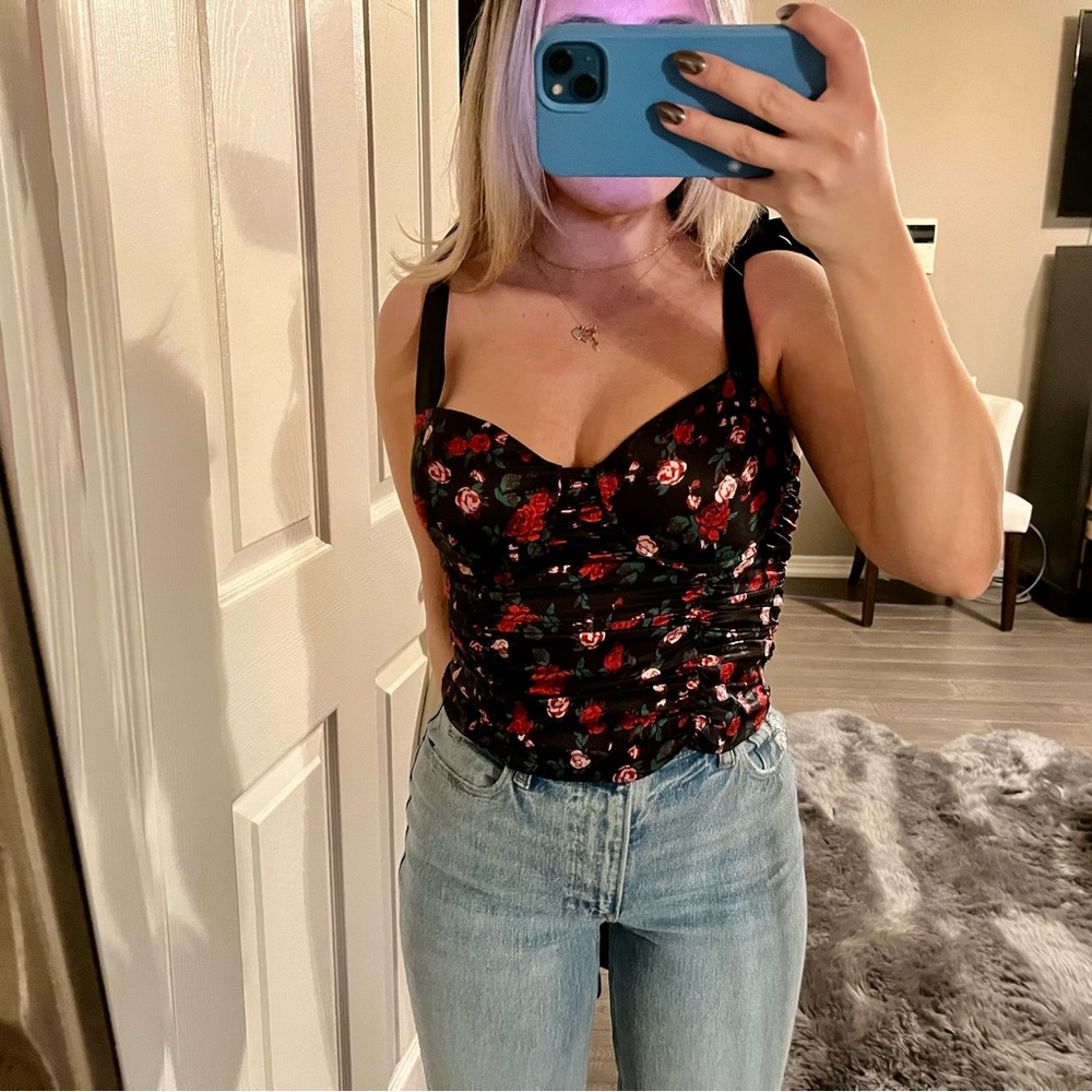 Floral corset top from M Boutique